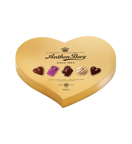 Anthon Berg Heart Shaped Gold Box 155g - 1