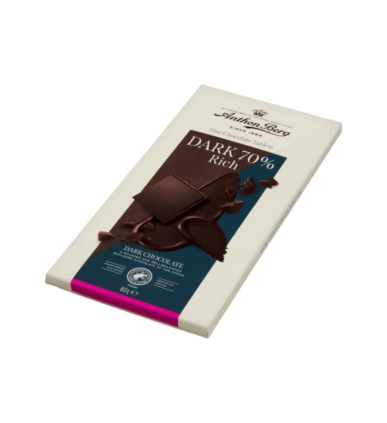 Anthon Berg Dark 70% Rich 80g Anthon Berg Dark 70% Rich 80g - 1