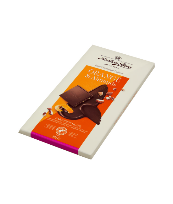 Anthon Berg Orange & Almonds 80g
