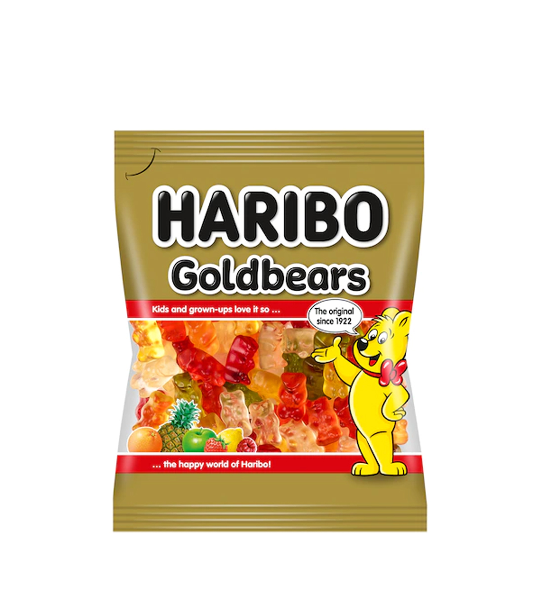 Haribo Bomboane Gumate Gold Bears 100g | BauturiAlcoolice.ro