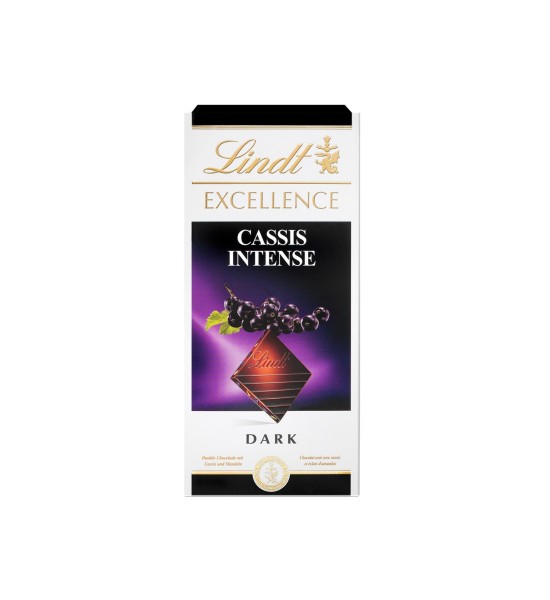 Lindt Excellence Dark Cassis Intense 100 g Lindt Excellence Dark Cassis Intense 100 g