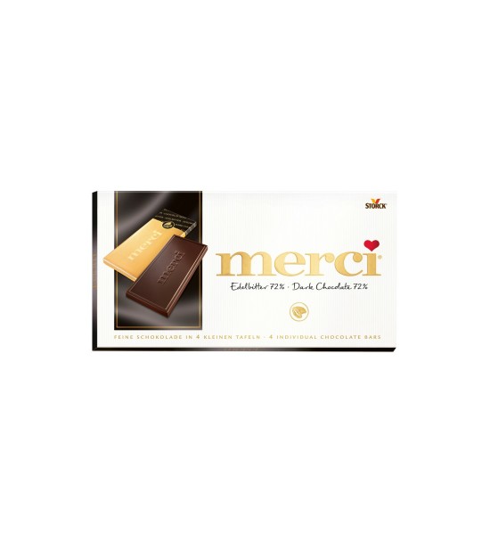 Merci Dark Chocolate 72% Cacao 100g - 1