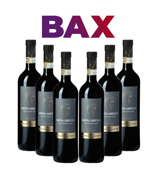 Donna Lorenza Chianti BAX 6 st - Vin Rosu Sec - Italia  - 0.75L - 1