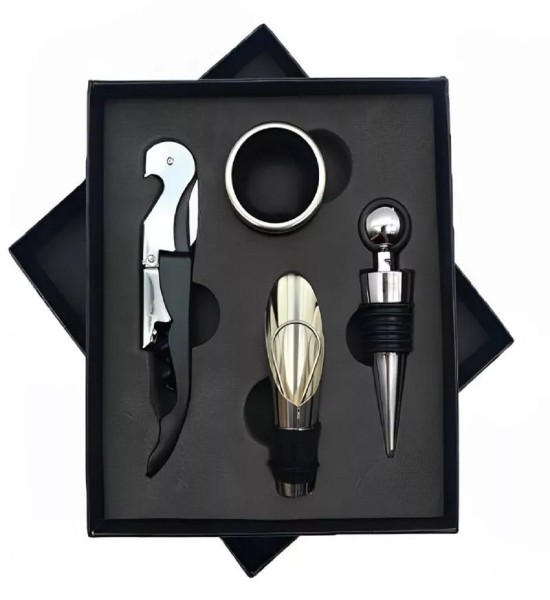 Cutie 4 Accesorii de Vin - Gift Box - 1