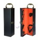 Cutie Deluxe pentru O Sticla de Vin cu 4 Accesorii - Interior Orange - Gift Set - 2