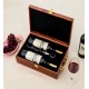 Cutie Lemn Deluxe Vinluxe Elite pentru 2 Sticle cu 3 Accesorii - Gift Set - 2