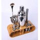 Cocktail Shaker XL cu 11 Accesorii si Suport Bambus - Gift Set - 4
