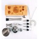 Cocktail Shaker XL cu 11 Accesorii si Suport Bambus - Gift Set - 2