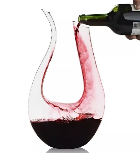 Decantor Aerator "U" cu Bile de Curatare - Gift Set - 4