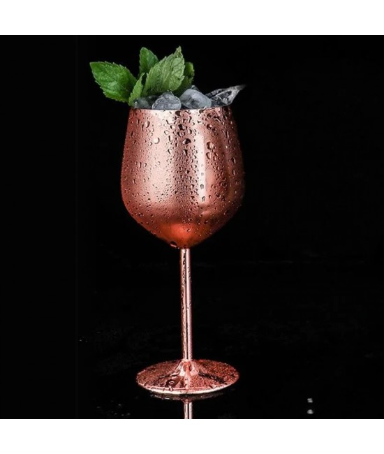 PENTRU BAR - Pahar din otel inoxidabil Rose Gold