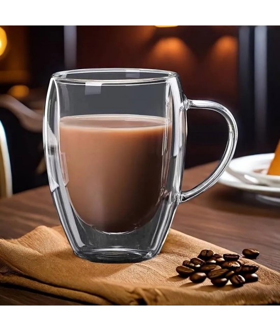 Cana pentru cafea cu pereti dubli 350 ml PENTRU BAR - Cana pentru cafea cu pereti dubli 350 ml