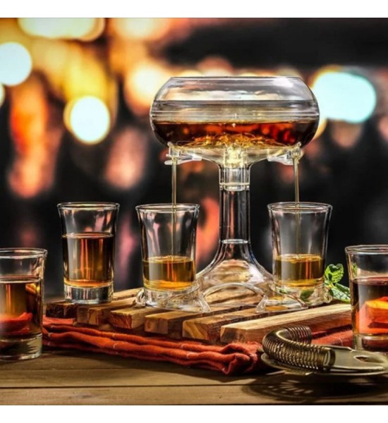 Dispenser de bauturi cu 6 shoturi x 45 ml - 1