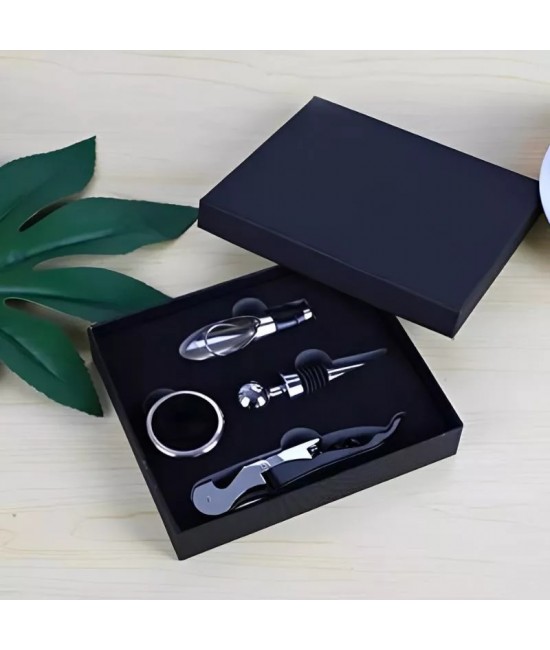 UTILE | AMUZANTE - Set cadou accesorii pentru vin 4 piese