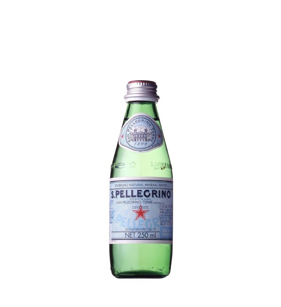 San Pellegrino apa minerala naturala carbogazoasa 0.25L - 1