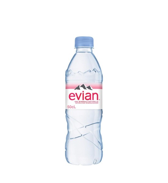 Evian apa minerala naturala plata 0.5L - 1