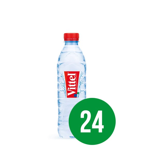 Vittel apa minerala naturala plata BAX 24 fl. x 0.5L - 1