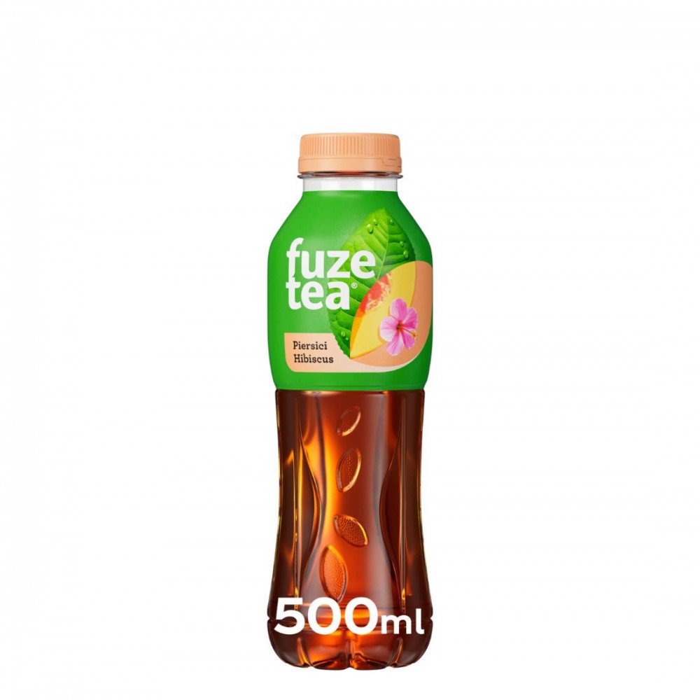 Fuzetea Ceai Negru cu Piersici si  Hibiscus 0.5L