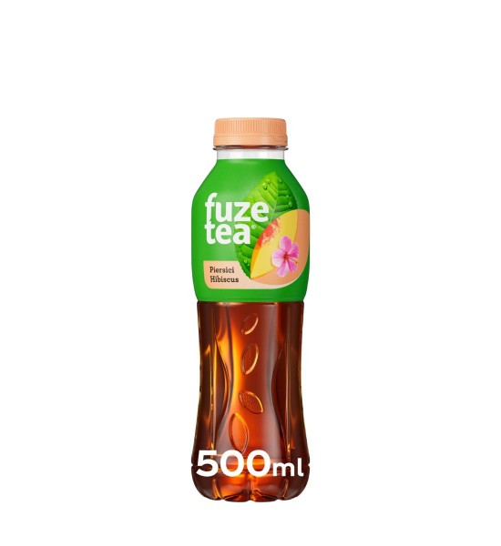 Fuzetea Ceai Negru cu Piersici si  Hibiscus 0.5L - 1