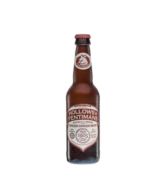Hollows & Fentimans Spiced Ginger Beer 0.33L Hollows & Fentimans Spiced Ginger Beer 0.33L