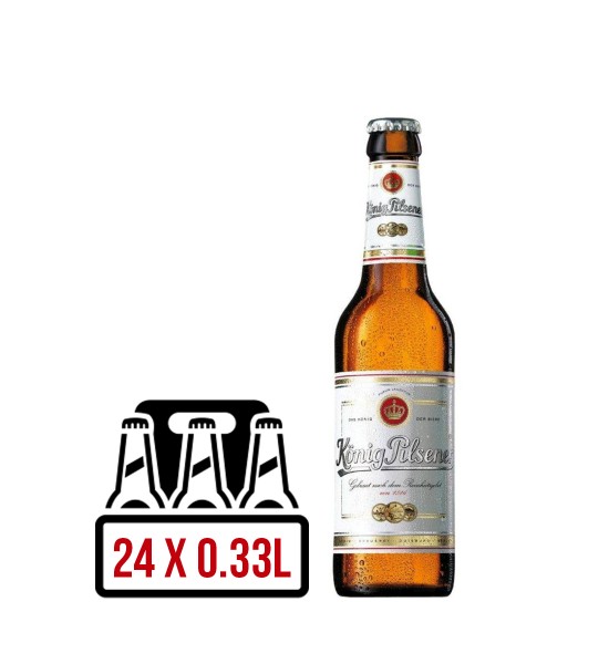 Konig Premium Pilsner BAX 24 st. x 0.33L Konig Premium Pilsner BAX 24 st. x 0.33L