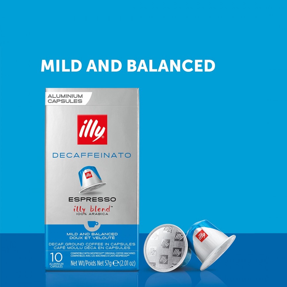 Illy Espresso Decafeinizata 10 Capsule compatibile Nespresso