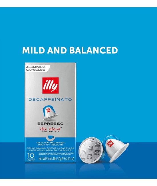 Illy Espresso Decafeinizata 10 Capsule compatibile Nespresso