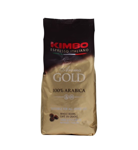 Kimbo Aroma Gold cafea boabe 1 kg Kimbo Aroma Gold cafea boabe 1 kg