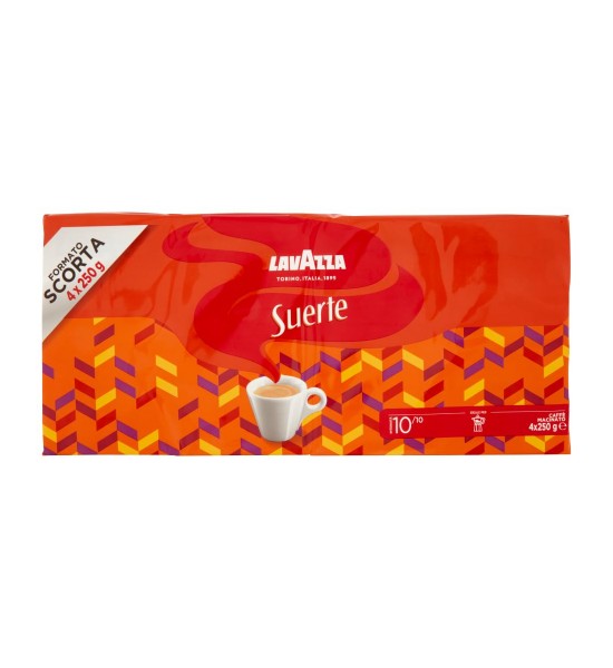 Lavazza Suerte cafea macinata - Pachet 4x250 g - 1