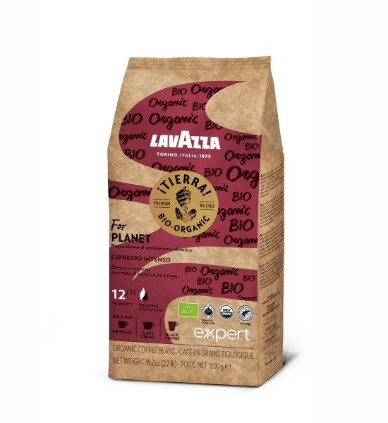 Lavazza Tierra Bio-Organic UTZ cafea boabe 1 kg - 1