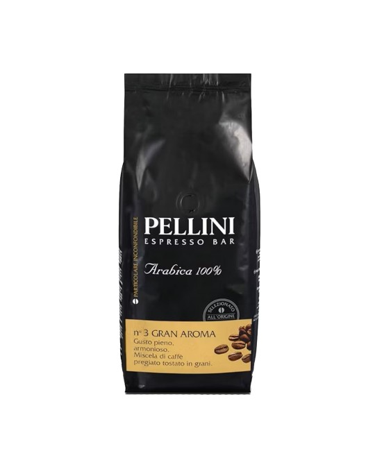 Pellini Espresso Bar No 3 Gran Aroma cafea boabe 1 kg CAFEA BOABE - Pellini Espresso Bar No 3 Gran Aroma cafea boabe 1 kg
