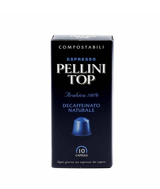 Pellini Top Espresso Decofeinizata 10 capsule compatibile Nespresso