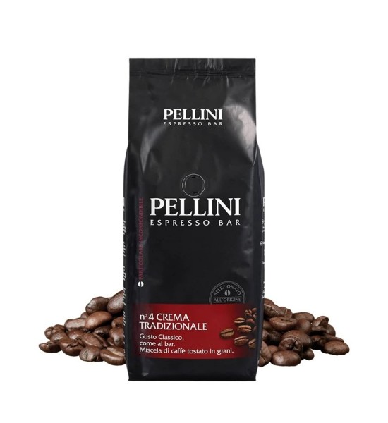 Pellini No 4 Crema Tradizionale cafea boabe 1 kg - 1