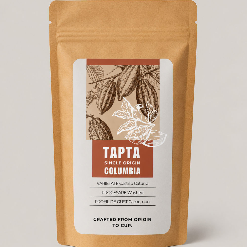 Tapta Columbia - Castilio Caturra - Washed - cafea boabe 250 g