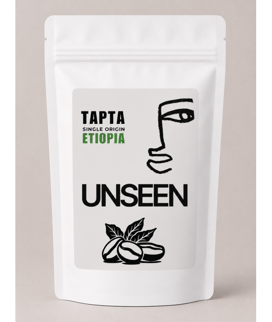PRODUSE NOI - Tapta Etiopia Unseen - Buku Abel - Washed - cafea boabe 250 g