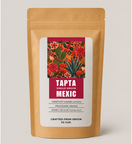 Tapta Mexic- Varietati Comune - Washed - cafea boabe 250 g - 1