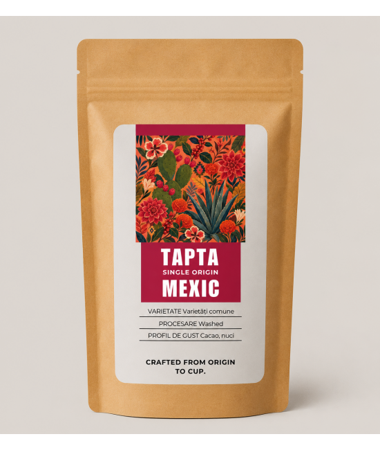 Tapta Mexic- Varietati Comune - Washed - cafea boabe 250 g