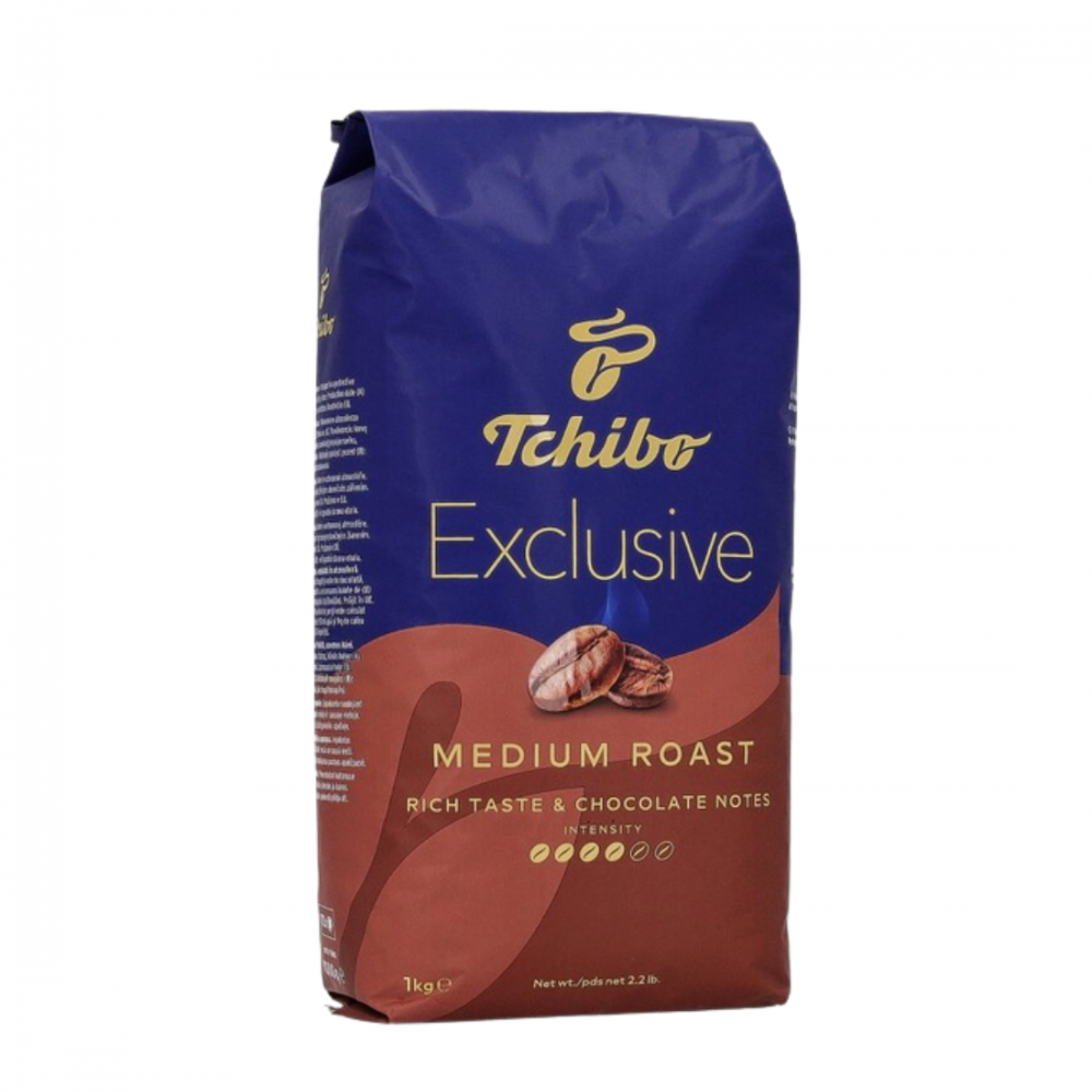 Tchibo Exclusive Medium Roast cafea boabe 1kg