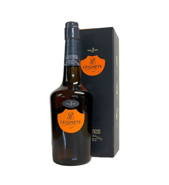 Lecompte Calvados Pays d`Auge 5 ani 0.7l Lecompte Calvados Pays d`Auge 5 ani 0.7l