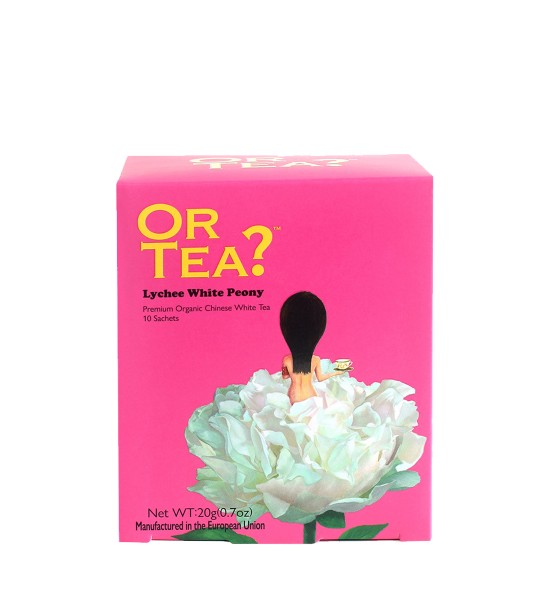 Or Tea Lycheee White Peony Pillow Organic Tea 20g - 1