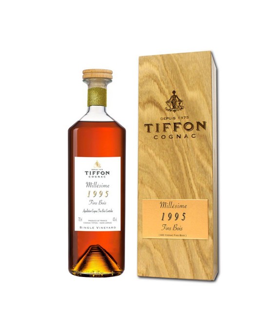Tiffon Millesime 1995 Fins Bois Cognac 0.7L Cognac Tiffon & Braastad & Dobbe - Tiffon Millesime 1995 Fins Bois Cognac 0.7L