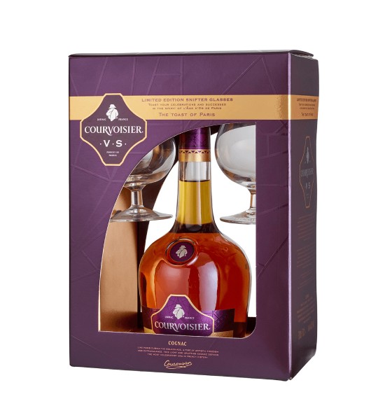 Courvoisier VS Gift Set Cognac 0.7L - 1