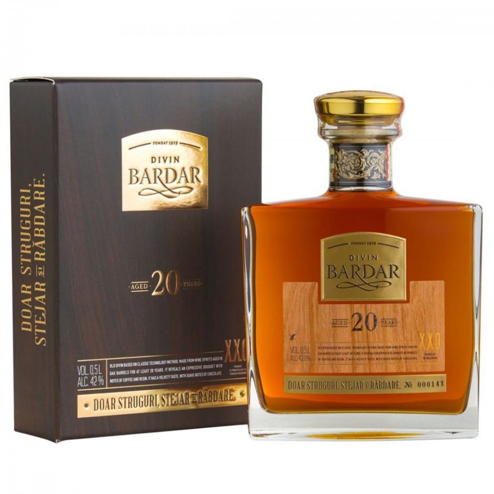 Bardar Gold 20 ani XXO Divin 0.5L