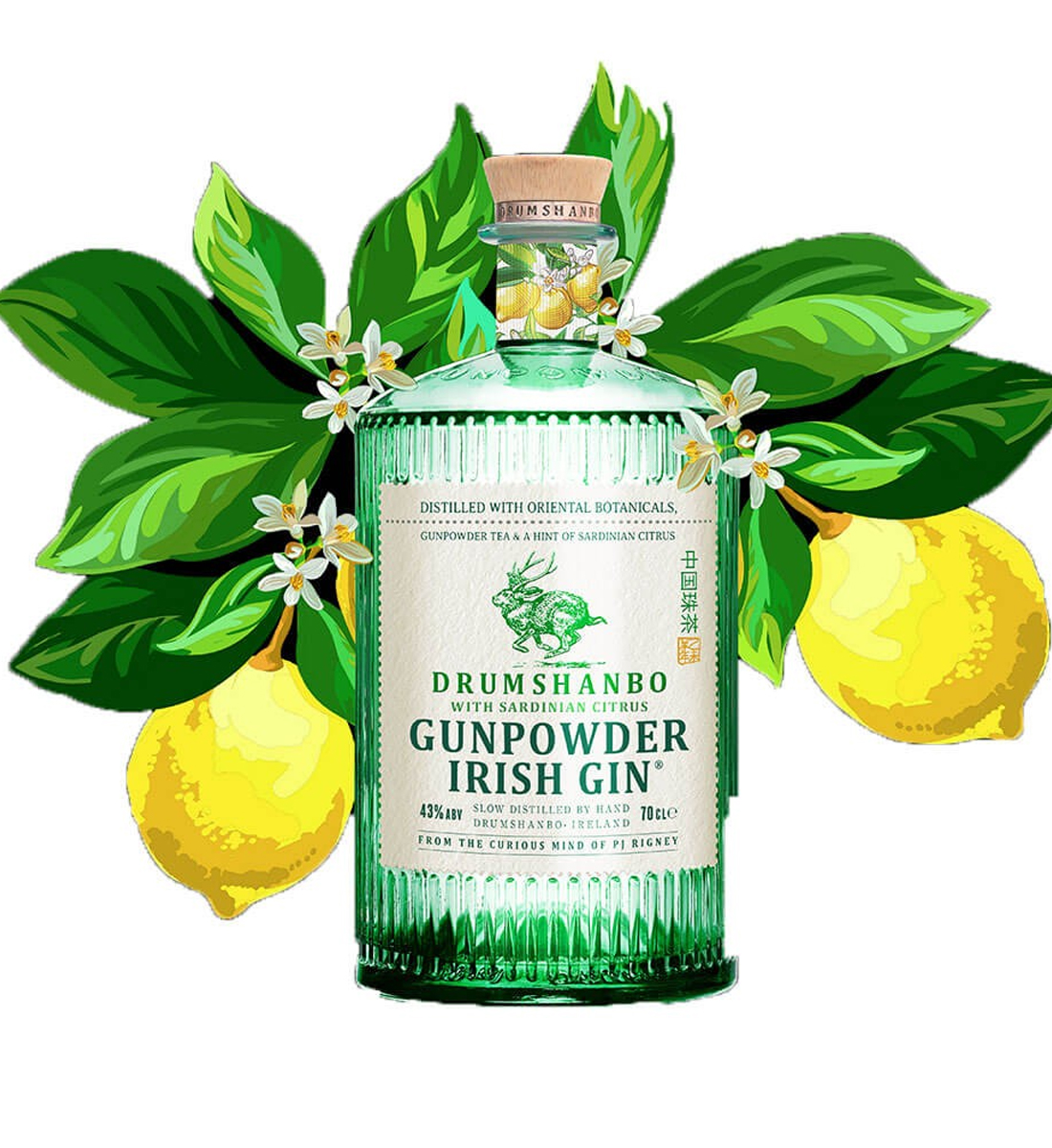 Drumshanbo Gunpowder Irish Gin Sardinian Citrus 0.7L BauturiAlcoolice.ro
