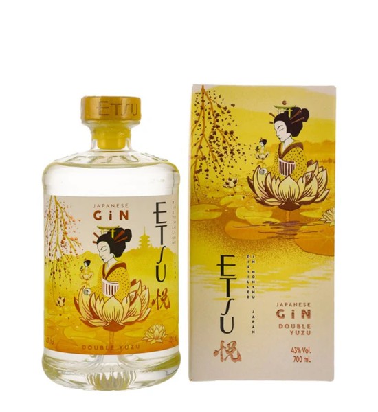 Etsu Double Yuzu Japanese Gin 0.7L - 1