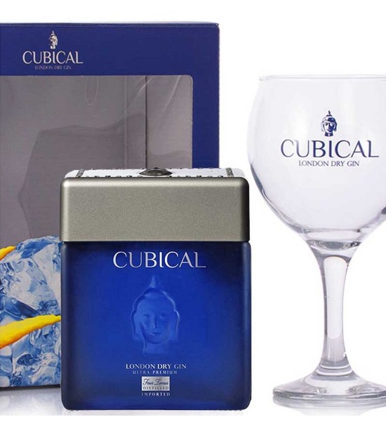 Botanic Cubical Ultra Premium London Dry Gift Set Gin 0.7L - 1