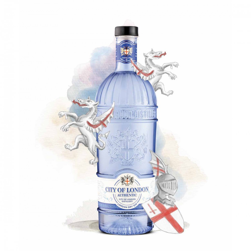 City of London Authentic London Dry Gin 0.7L City of London Authentic London Dry Gin 0.7L