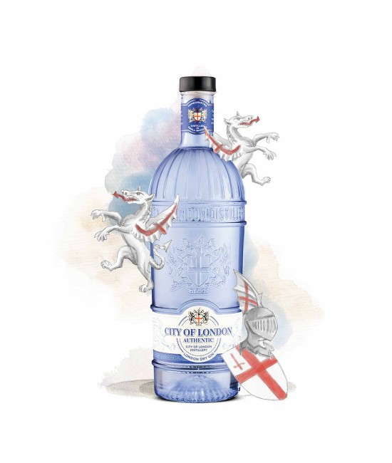 City of London Authentic London Dry Gin 0.7L City of London Authentic London Dry Gin 0.7L