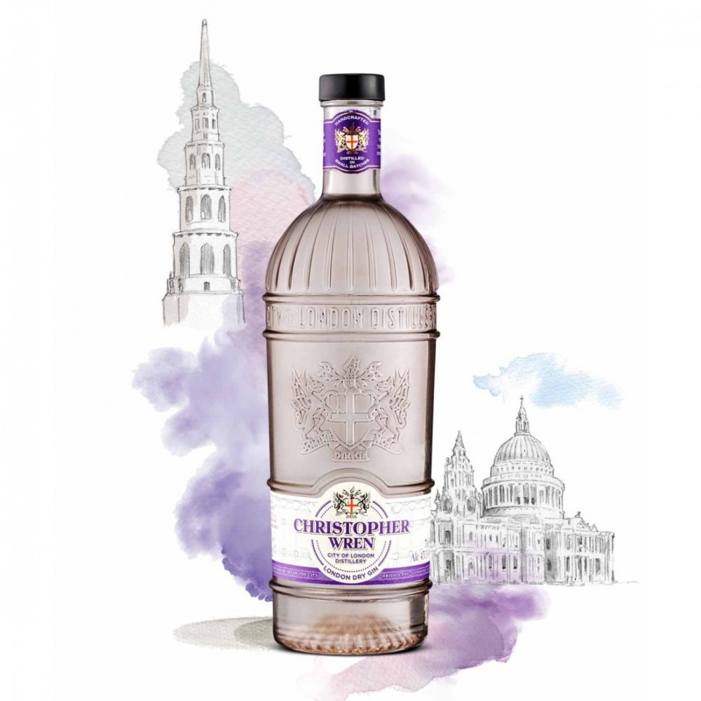 City of London No.2 Christopher Wren Gin 0.7L