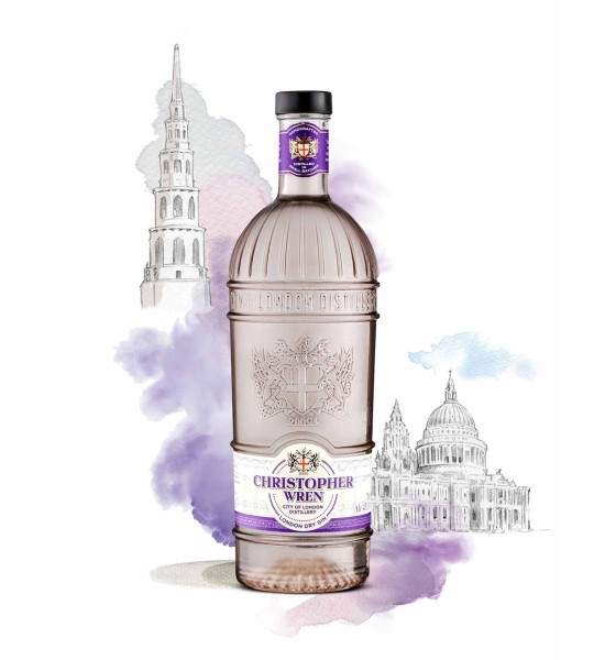 City of London No.2 Christopher Wren Gin 0.7L - 1