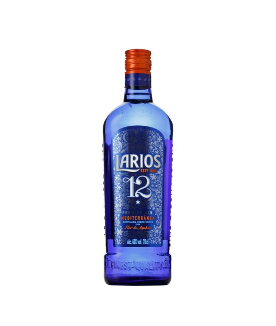 Larios Premium Mediterranea 12 Botanicals Gin 0.7L Larios Premium Mediterranea 12 Botanicals Gin 0.7L